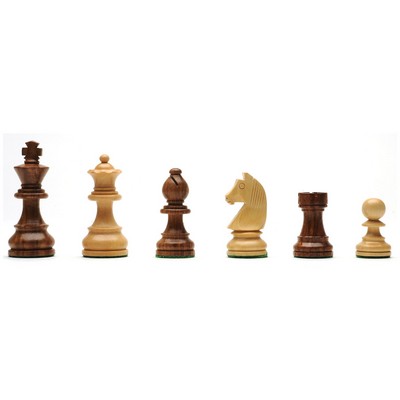 Classic Staunton Chess Pieces - Weighted with 3.75" King