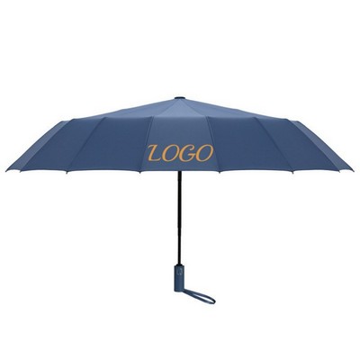 Automatic Compact Umbrella For Rain Sun And Wind