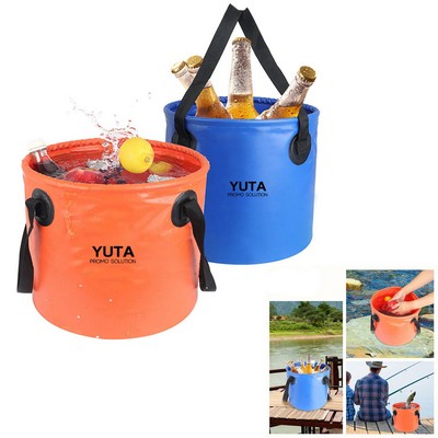 5 Gallon Pvc Anti Seepage Collapsible Bucket For Outdoor