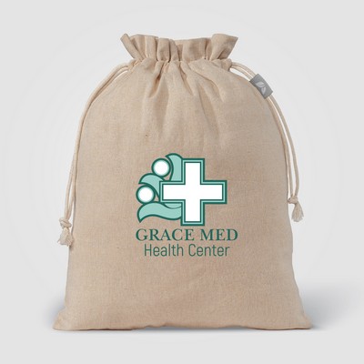 Medium Gift Bag - 4 oz. Recycled Cotton Blend - Heat Transfer