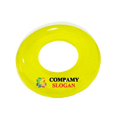 36" PVC Inflatable Swim Ring Top Transparent