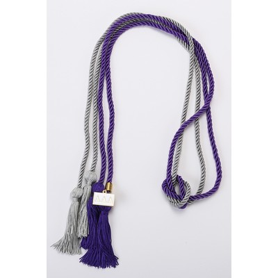 Double Honor Cords with Custom Charm