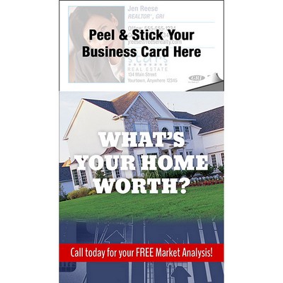 12-Month Calendar Magnet Pad - Tear-Off with Blank White Envelopes