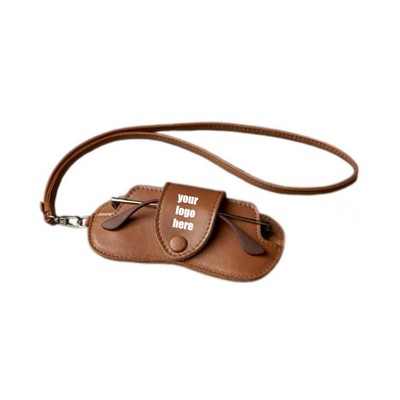 PU Leather Eyeglass Sunglasses Case