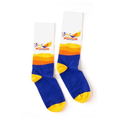 Solid Color Anniversary Socks - Timeless Comfort for Years of Love - American Made