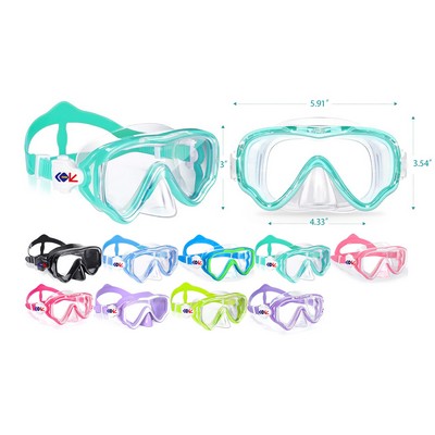 Kids Swim Goggles Snorkel Diving Mask