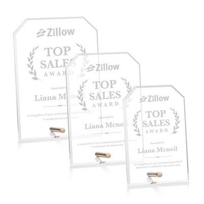 Polaris Clipped Rectangle Award - Gold