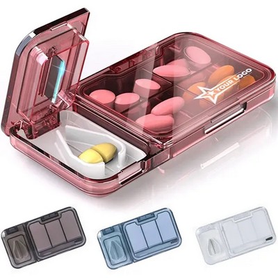Travel Small Pill Organizer Cutter