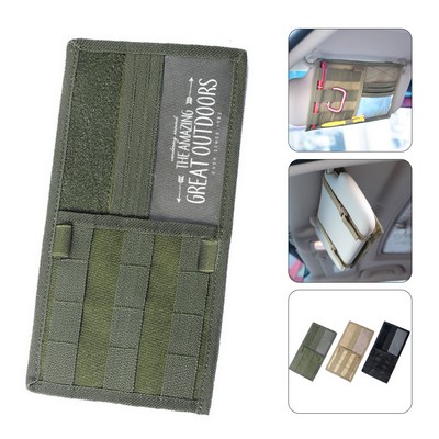 Tactical Car Sun Visor Organizer