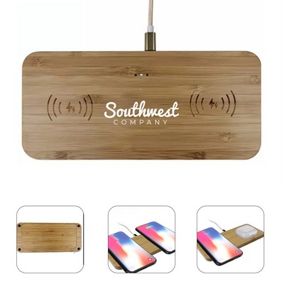 3 In 1 Wood Mouse Pad