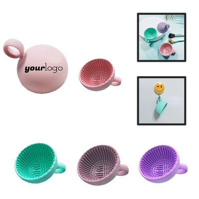 Silicone Makeup Brush Cleaning Bowl