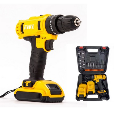 Cordless Drill Set w/Battery & Charger