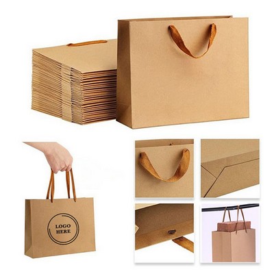 Kraft Gift Paper Bags with Handles