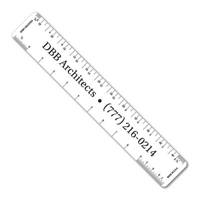 6" Flexible PVC Ruler with Architect or Engineer Scales