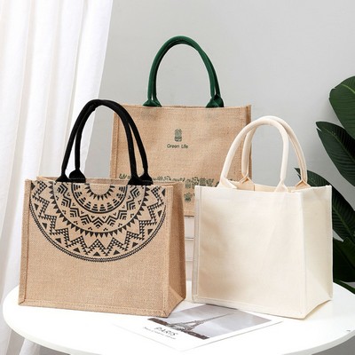 Heavy Duty Foldable Washable Canvas Grocery Bag