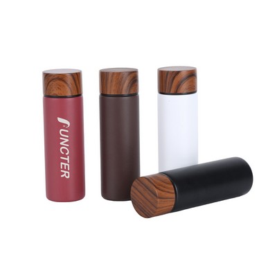 Wooden Lid for Stainless Steel Insulated Water Bottle 14 oz.