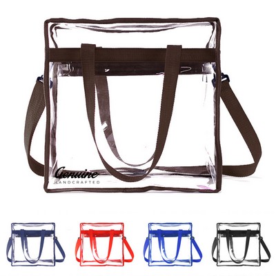 Clear Tote Bag with Zipper