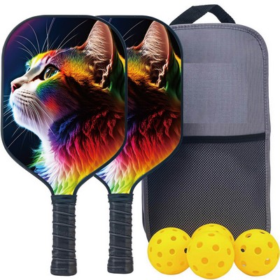 Wood Pickleball Set With Bag