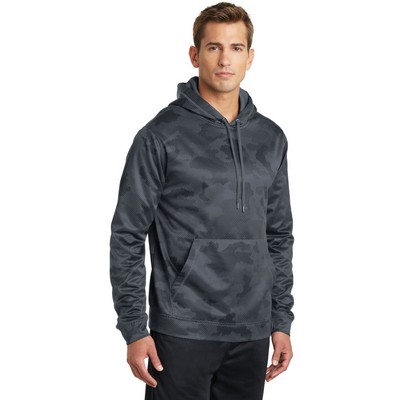 Sport-Tek Sport-Wick CamoHex Fleece Hooded Pullover