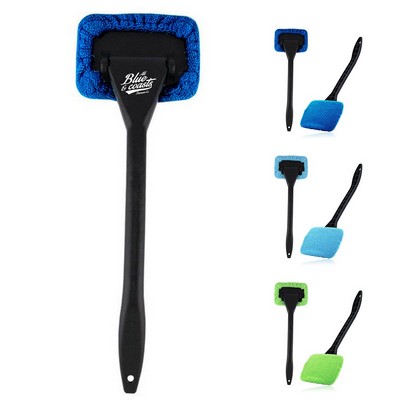 Multi-Vehicle Window Cleaning Brush with Soft Microfiber
