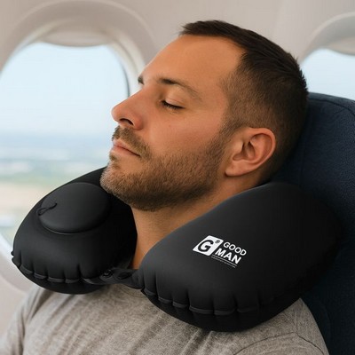 Inflatable U-shaped Neck Pillow