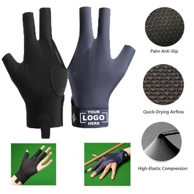 Cooling Fabric Billiard Gloves.