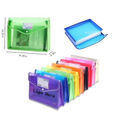 A3 Durable Plastic File Bag