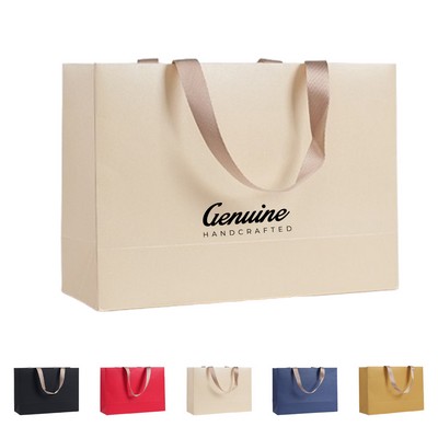 Portable Square Paper Gift Shopping Bag