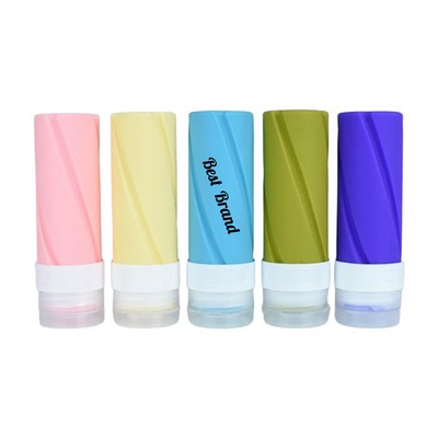 2 oz Swivel Textured Makeup Storage Bottle