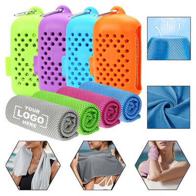 Cooling Sports Towel Set Silicone