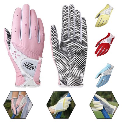 Women's Leather Golf Gloves