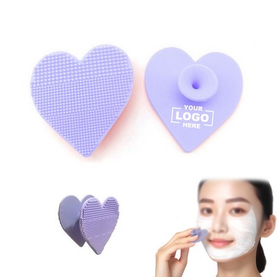 Heart-shaped Silicone Face Brush