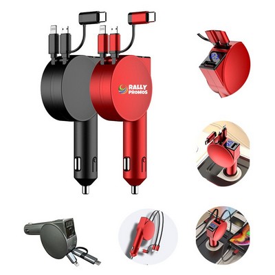 3 in 1 Multi Ports Car Charger
