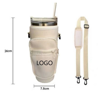 Thermos Cup Cover W/ Bag for Convenient Storage