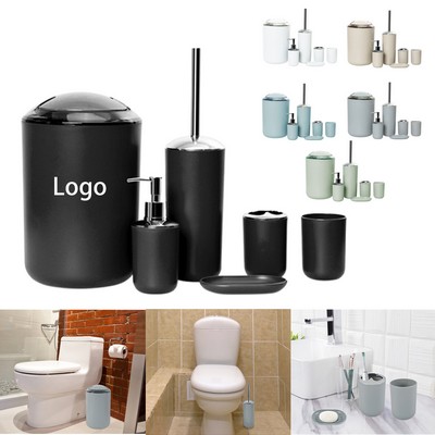 Bathroom Cleaning Supplies Set 6 Pieces