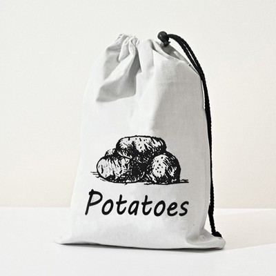 Custom Reusable Drawstring Potato Storage Bag
