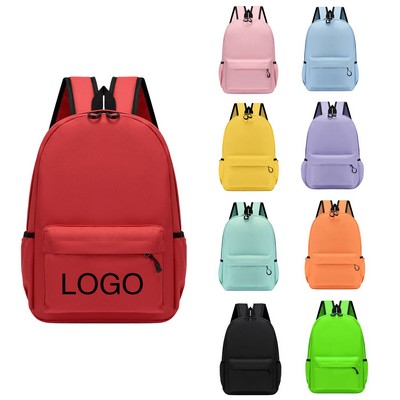 Solid Color Kids Backpack