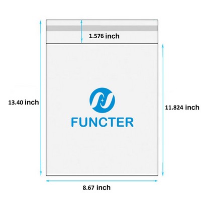 8.67 x 13.40 Inch OPP Self Sealing Cellophane Bags