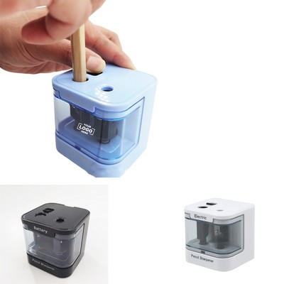 Double Hole Electric Pencil Sharpener USB and Battery Operated
