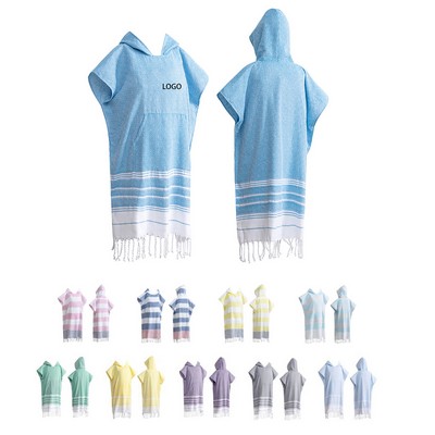 Turkish Hooded Poncho Towel