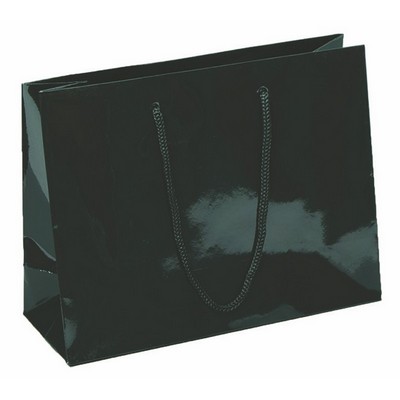 9 x 3-1/2 x 7 Black Gloss Euro Tote 100/ctn