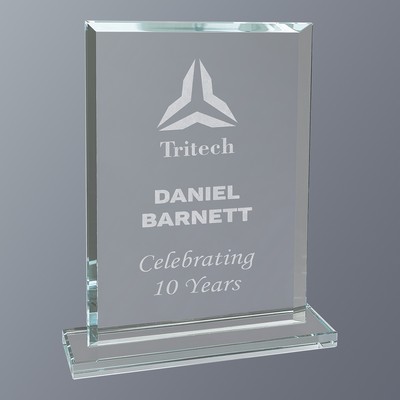 Clear Glass Award Series, Rectangle, Medium (6"x 7-3/4"H)