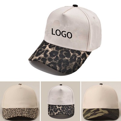 Unisex Leopard Print Baseball Cap