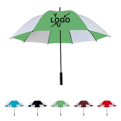 Auto Open Windproof Golf Umbrella 60 Inches Arc