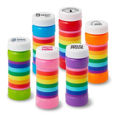 2 Oz. Pride Bubbles Imprinted On Cap