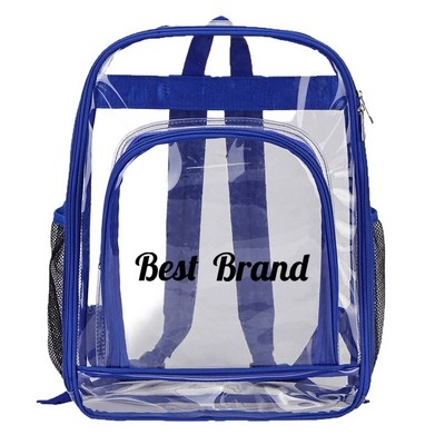 Trimmed Transparent Backpack