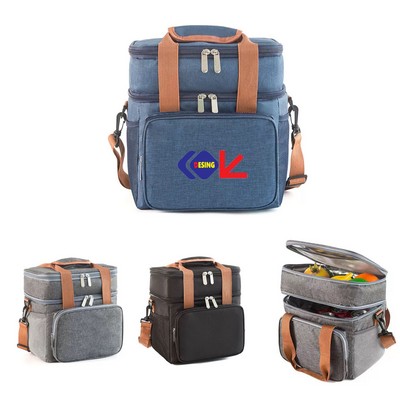 Double-Layer Insulated Oxford Lunch Bag