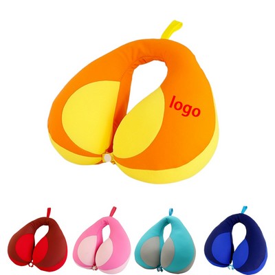 Children's U-Shape Travel Neck Pillow – 100% Cotton