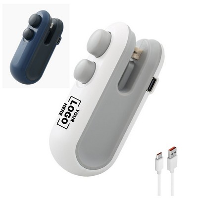 USB-C Rechargeable 2" 1 Heat Seal with Cutter and Magnet