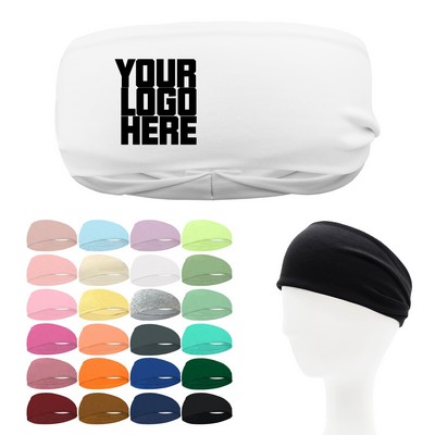 Wide Headbands Yoga Workout Hair Accessories Band